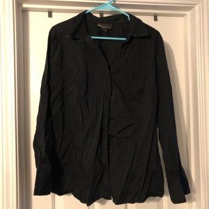 Lane Bryant - Black Button-Up Shirt - Size 20